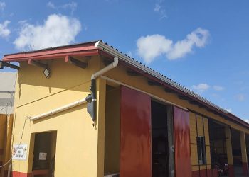 Quartel dos Bombeiros com sistema de captação de água das chuvas