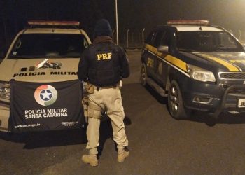 Homem com passagens pela polícia   é preso com pistola e munições na BR 282 em Lages