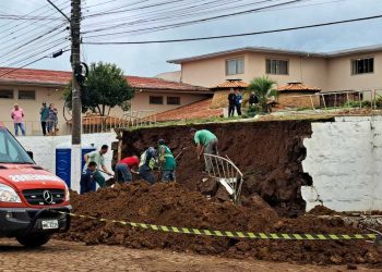 Homem morre soterrado em Anita Garibaldi