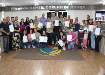 Em Otacílio Costa, 18 famílias tiveram seus imóveis regularizados através do REURB